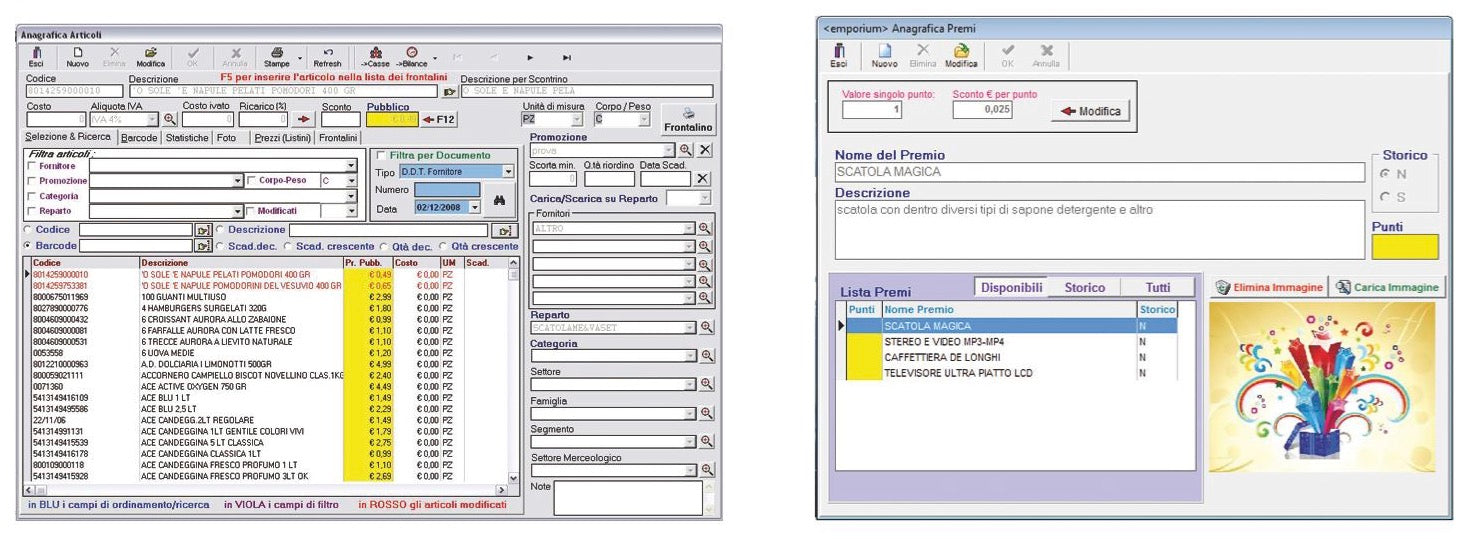 insideStore - Software gestione di vendita al banco